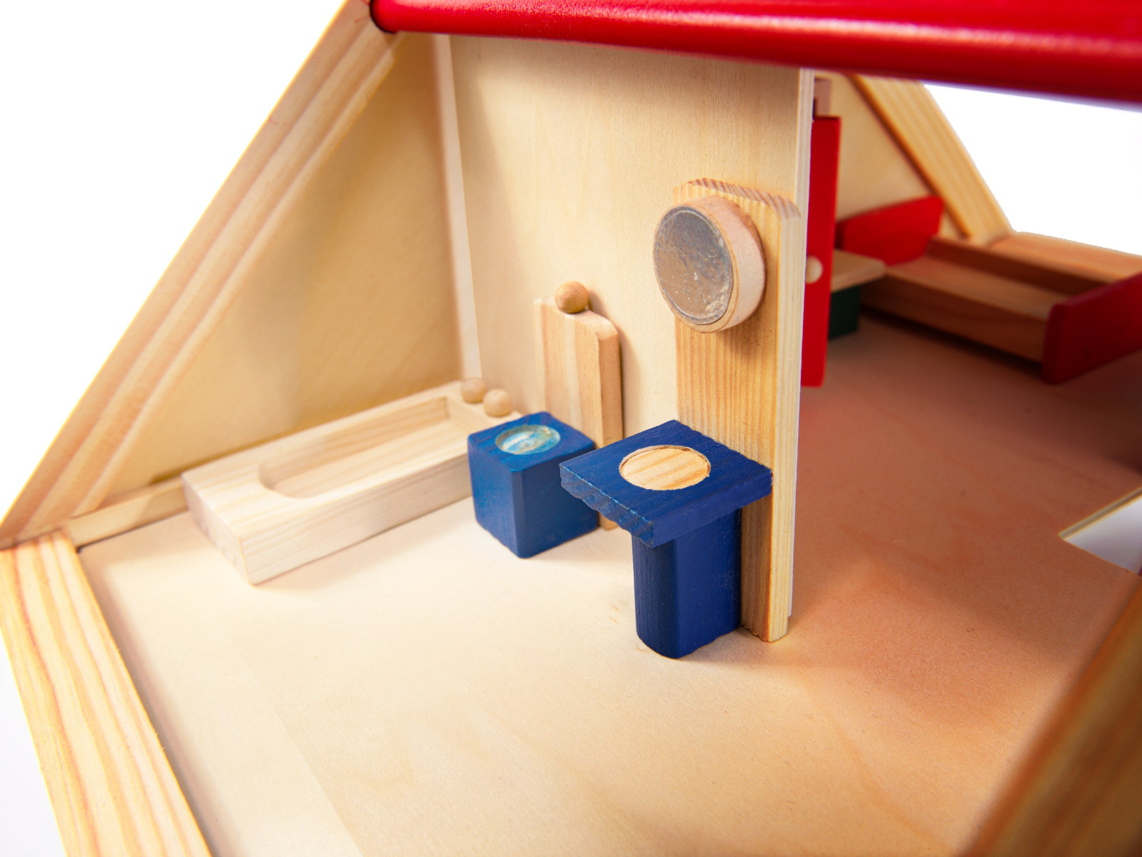 KX6486 Domek dla lalek drewniany z akcesoriami 40cm 6